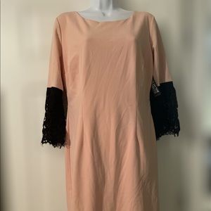 NWT pink lace nyc dress size medium